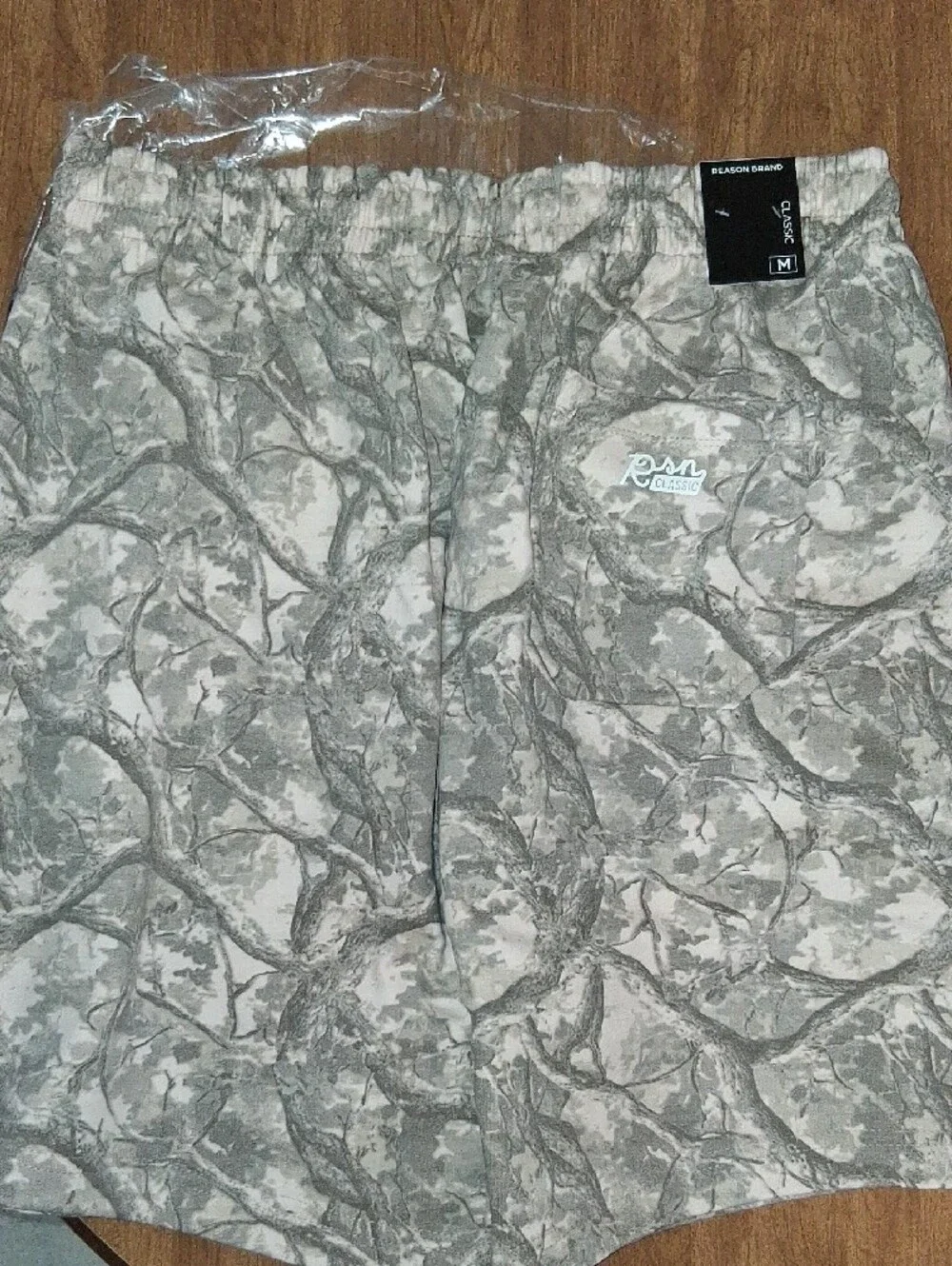 Reason Men's Camo Print Drawstring Shorts